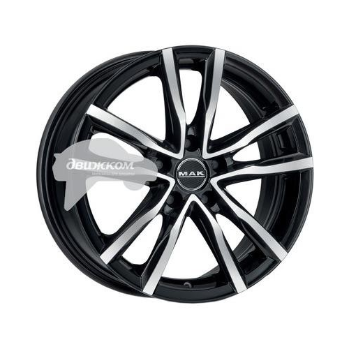 Литые диски MAK 8x18/5x114,3 D76 ET40 Milano Черный+серебристый