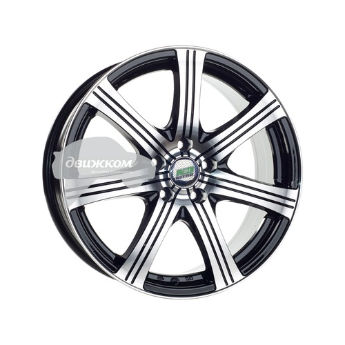 Литые диски N2O 7x17/5x112 D57,1 ET40 Y3160 Черный+серебристый