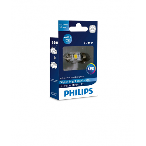 Светодиодная лампа Philips X-tremeUltinon LED для салона 12V 4000K