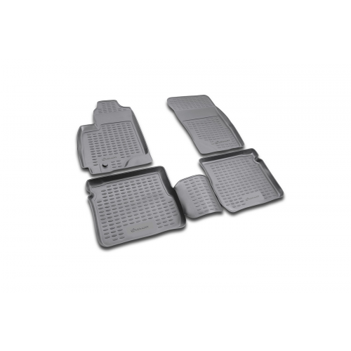 Коврики салона Element MITSUBISHI Outlander 2003-2006, полиуретан черные 4 шт