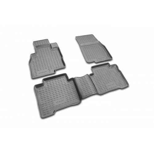 Коврики салона Element MITSUBISHI Grandis 2003, полиуретан черные 5 шт