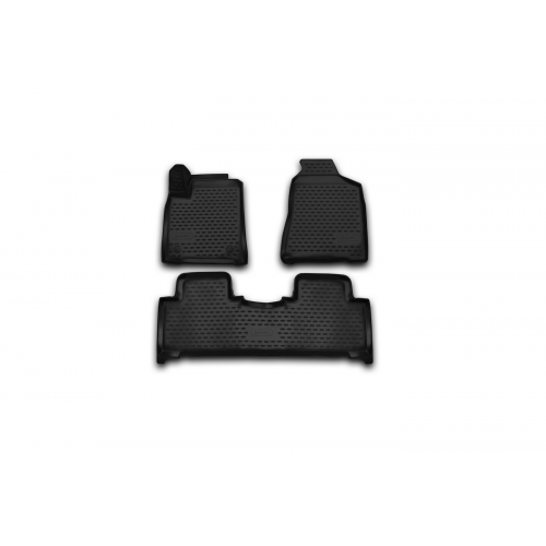 Коврики салона 3D Element SSANG YONG Actyon, 2013, полиуретан черные 3 шт