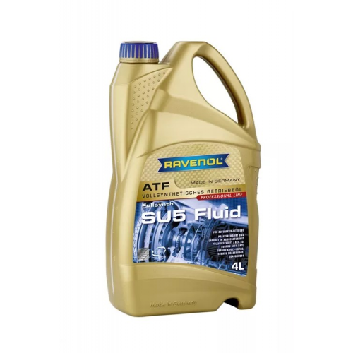 Трансмиссионное масло RAVENOL ATF SU5 FLUID Синтетическое 4 л