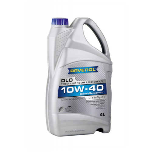 Моторное масло RAVENOL Teilsynthetiс Dieseloel Dlo сf 10W-40 полуситетическое 4л