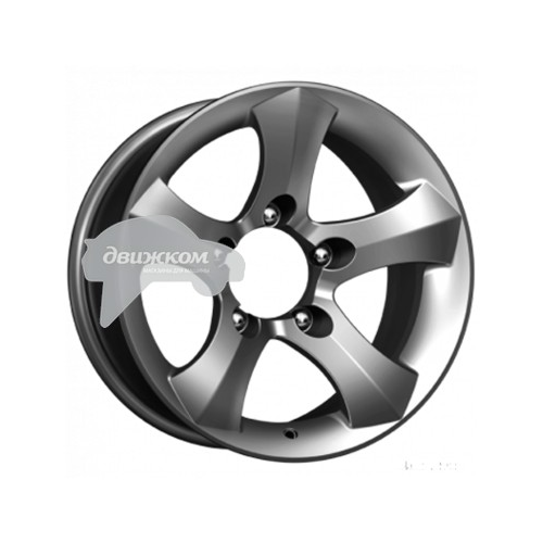 Литые диски K&K Айсберг (КС662) 8x16/5x139,7 ET-10 D110,1 Айсберг (КС662) Дарк платинум