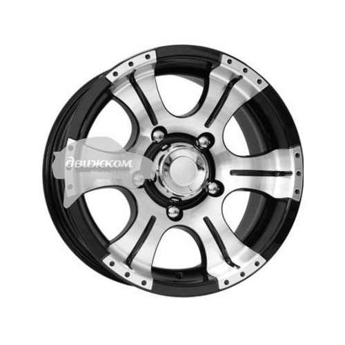 Литые диски K&K Байконур Джип-рейд (КС465) 8x16/5x139,7 ET-15 D110,1 Байконур Джип-рейд (КС465) Алмаз черный