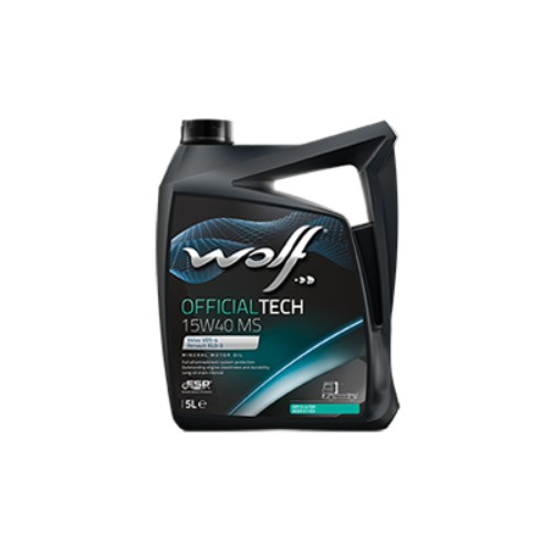 Моторное масло Wolf Officialtech MS 15W40 минеральное 5л