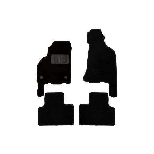 Коврики салона Klever Standard LADA Priora 2007 хэтчбек седан текстильные черные 4шт
