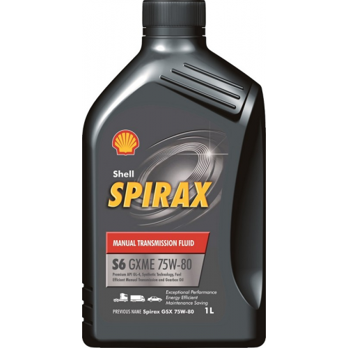 Трансмиссионное масло Shell Spirax S6 GXME 75W-80 синтетическое 1 л