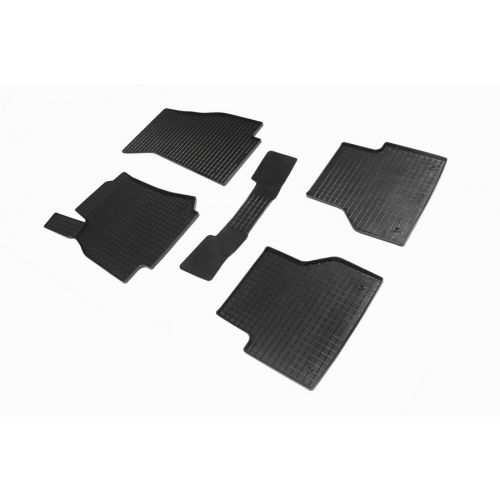Коврики салона Seintex "Сетка" AUDI A5 2011-2016 резиновые черные комп 4 шт