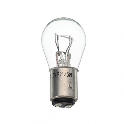 Лампа накаливания LYNXauto 12V P21/4W BAZ15D белая