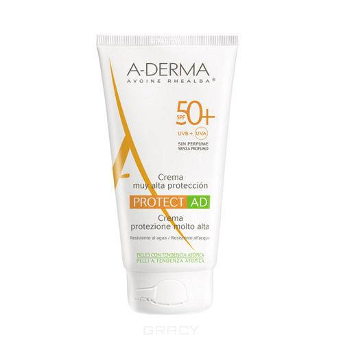 A-Derma, AD Солнцезащитный крем SPF 50+ Protect, 150 мл