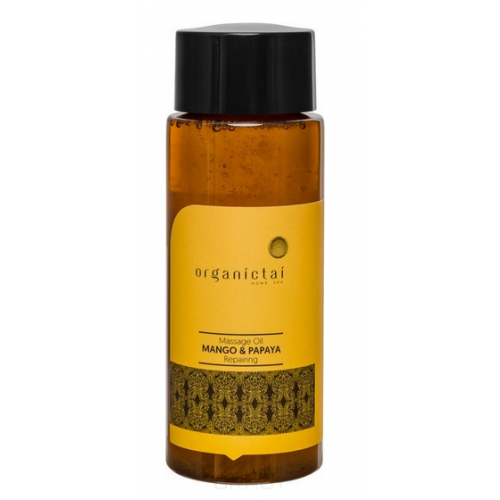 Organic Tai, Массажное масло для тела с манго и папайей Massage Oil Mango & Papaya Repairing, 100 мл