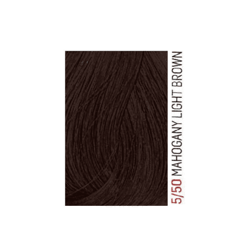 Lakme, Перманентная крем-краска для волос без аммиака Chroma, 60 мл (54 тона) 5/50 Светлый шатен махагоновый