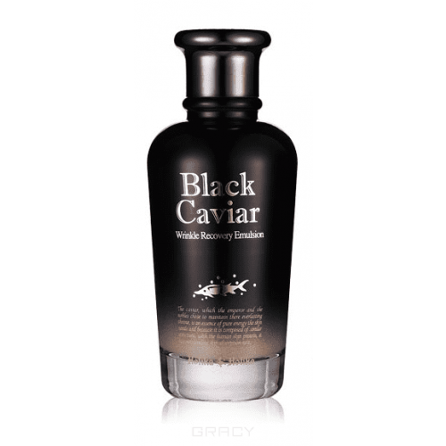 Holika Holika, Black Caviar Anti-Wrinkle Emulsion Питательная лифтинг эмульсия Черная икра, 120 мл Холика Холика