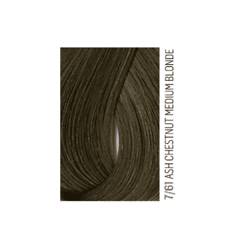 Lakme, Перманентная крем-краска для волос без аммиака Chroma, 60 мл (54 тона) 7/61 Средний блондин коричнево-пепельный