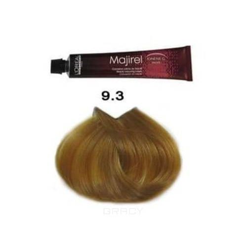 L'Oreal Professionnel, Крем-краска для волос Мажирель Majirel, 50 мл (93 оттенков) 9.3 очень светлый блондин золотистый