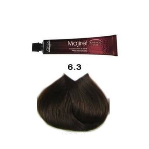 L'Oreal Professionnel, Крем-краска для волос Мажирель Majirel, 50 мл (93 оттенков) 6.3 тёмный блондин золотистый