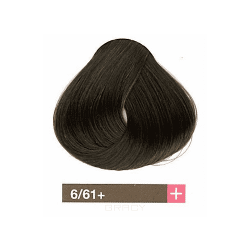 Lakme, Перманентная крем-краска Collage, 60 мл (99 оттенков) 6/61+ Темный блондин интенсивный коричнево-пепельный