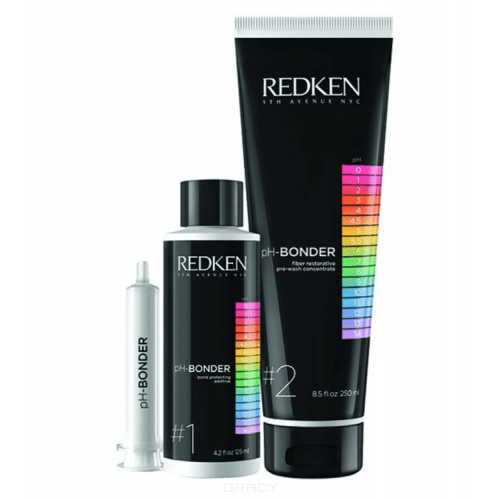 Redken, Набор для окрашивания волос PH Bonder , 4*125/4*250+шприц - Набор на проведение 17 услуг