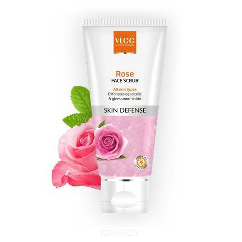 VLCC, Скраб для лица Роза Skin Defense Rose Face Scrub, 80 мл