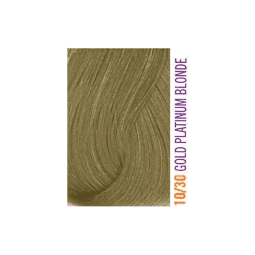 Lakme, Крем-краска для волос тонирующая Gloss, 60 мл (54 оттенка) 10/30 Белокурый платиновый золотистый