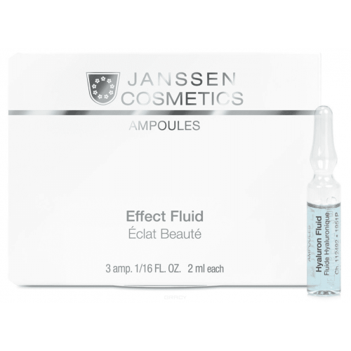 Janssen, Ультраувлажняющая сыворотка с гиалуроновой кислотой Hyaluron Fluid, 7х2 мл