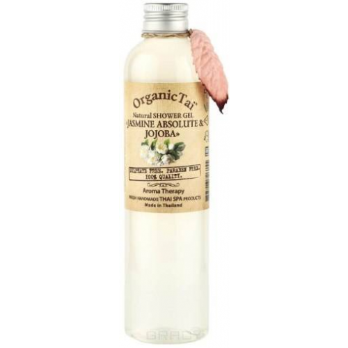 Organic Tai, Гель для душа Natural Shower Gel "Jasmine Absolute & Jojoba", 260 мл