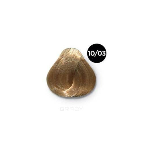 OLLIN Professional, Перманентная крем-краска Ollin Сolor 60 мл ( 96 оттенков) 10/03 светлый блондин прозрачно-золотистый
