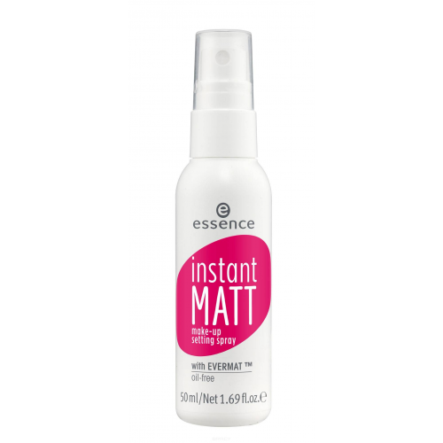 Essence, Спрей для фиксации макияжа Instant Matt Make-up Setting Spray, 50 мл