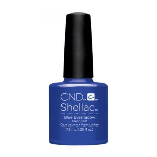 CND (Creative Nail Design), Гель-лак UV Shellac шеллак (58 оттенков) New Wave # 91406 (Blue Eyeshadow)
