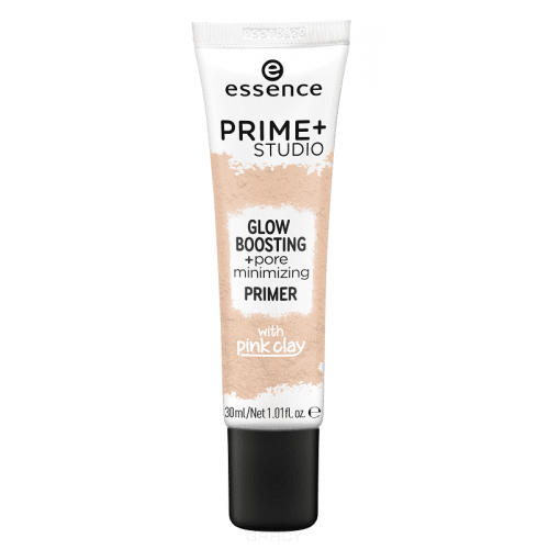 Essence, Праймер для лица Prime+ Studio Glow Boosting+Pore Minimizing Primer, 30 мл