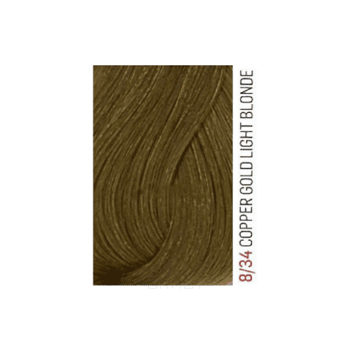 Lakme, Перманентная крем-краска для волос без аммиака Chroma, 60 мл (54 тона) 8/34 Блондин золотисто-медный