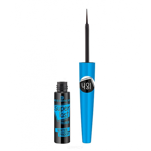 Essence, Подводка для глаз водостойкая черная Superlast Eyeliner Waterproof, 3.5 мл