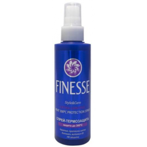 Finesse, Спрей-термозащита для волос сильной фиксации, 150 мл