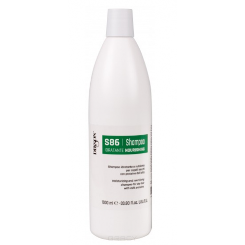 Dikson, Увлажняющий и питательный шампунь для сухих волос с протеинами молока SM Line Nourishing S86, 1 л