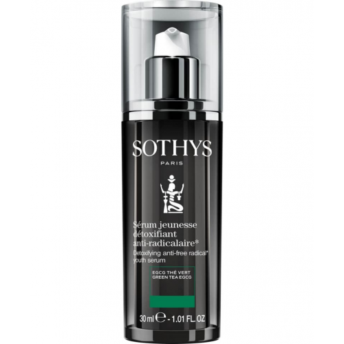 Sothys, Anti-age омолаживающая сыворотка для детокса кожи (эффект детокс-процедуры) Detoxifying Anti-Free Radical Youth Serum, 30 мл