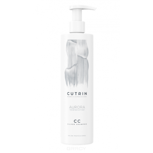 Cutrin, Антижелтый шампунь для поддержания цвета Серебристый иней Aurora Color Care Silver, 500 мл