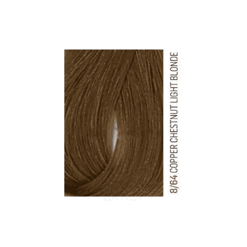 Lakme, Перманентная крем-краска для волос без аммиака Chroma, 60 мл (54 тона) 8/64 Блондин коричнево-медный