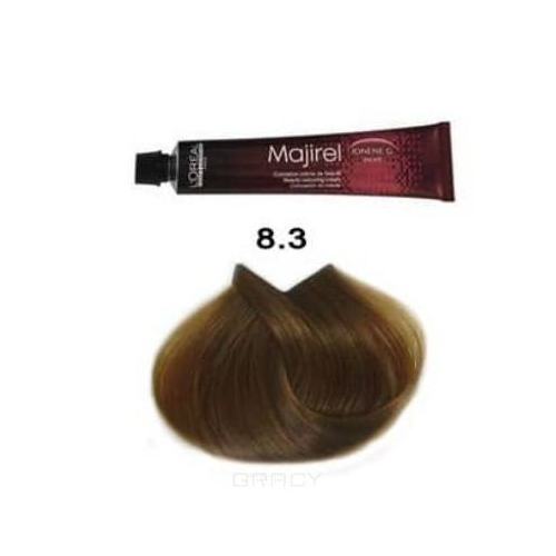 L'Oreal Professionnel, Крем-краска для волос Мажирель Majirel, 50 мл (93 оттенков) 8.3 светлый блондин золотистый