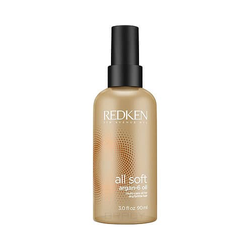 Redken, Аргановое масло для блеска и восстановления волос All Soft Argan-6 Oil, 90 мл
