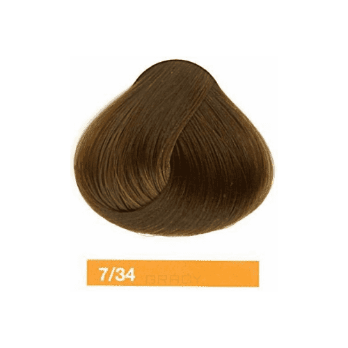 Lakme, Перманентная крем-краска Collage, 60 мл (99 оттенков) 7/34 Средний блондин золотисто-медный