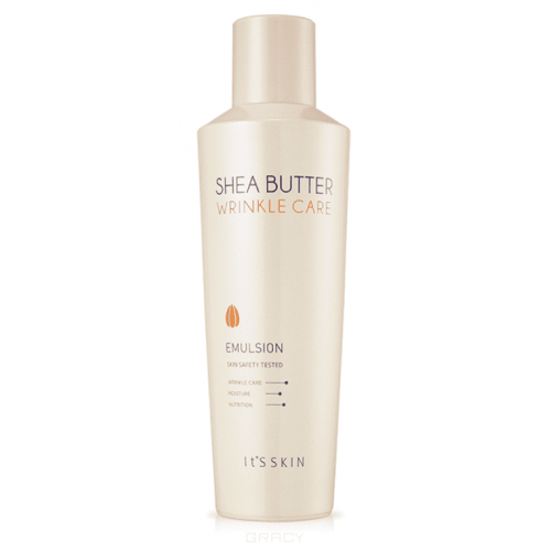 It's Skin, Shea Butter Wrinkle Care Emulsion Анти-возрастная эмульсия с маслом ши Ит Скин, 150 мл