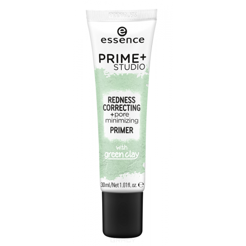 Essence, Праймер Prime+ Studio Redness Correcting+Pore Minimizing Primer, 30 мл