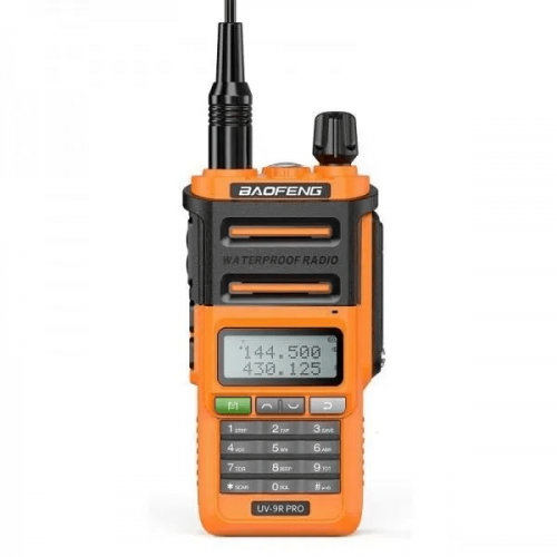 Портативная двухдиапазонная радиостанция Baofeng UV-9R Pro Orange