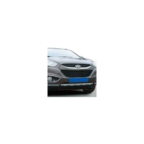 Накладка на передний бампер, алюминий. для HYUNDAI ix35 "10-/"14-