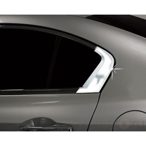 Молдинги задней двери для Honda Civic 9 2012+