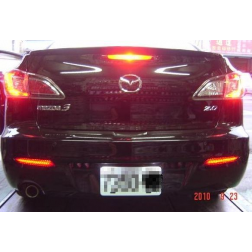 LED катафоты заднего бампера на Mazda 3 2010+ NEW