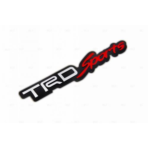 Шильд "TRD Sports" Для Toyota. Самоклеящийся, 1 шт. «180mm*26mm»