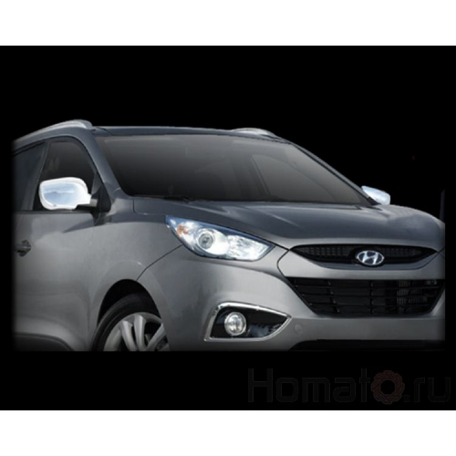 Хром молдинги зеркал без П/П для Hyundai ix35